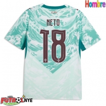 Camiseta Portugal Pedro Neto #18 Visitante Equipación Mundial 2026 manga corta